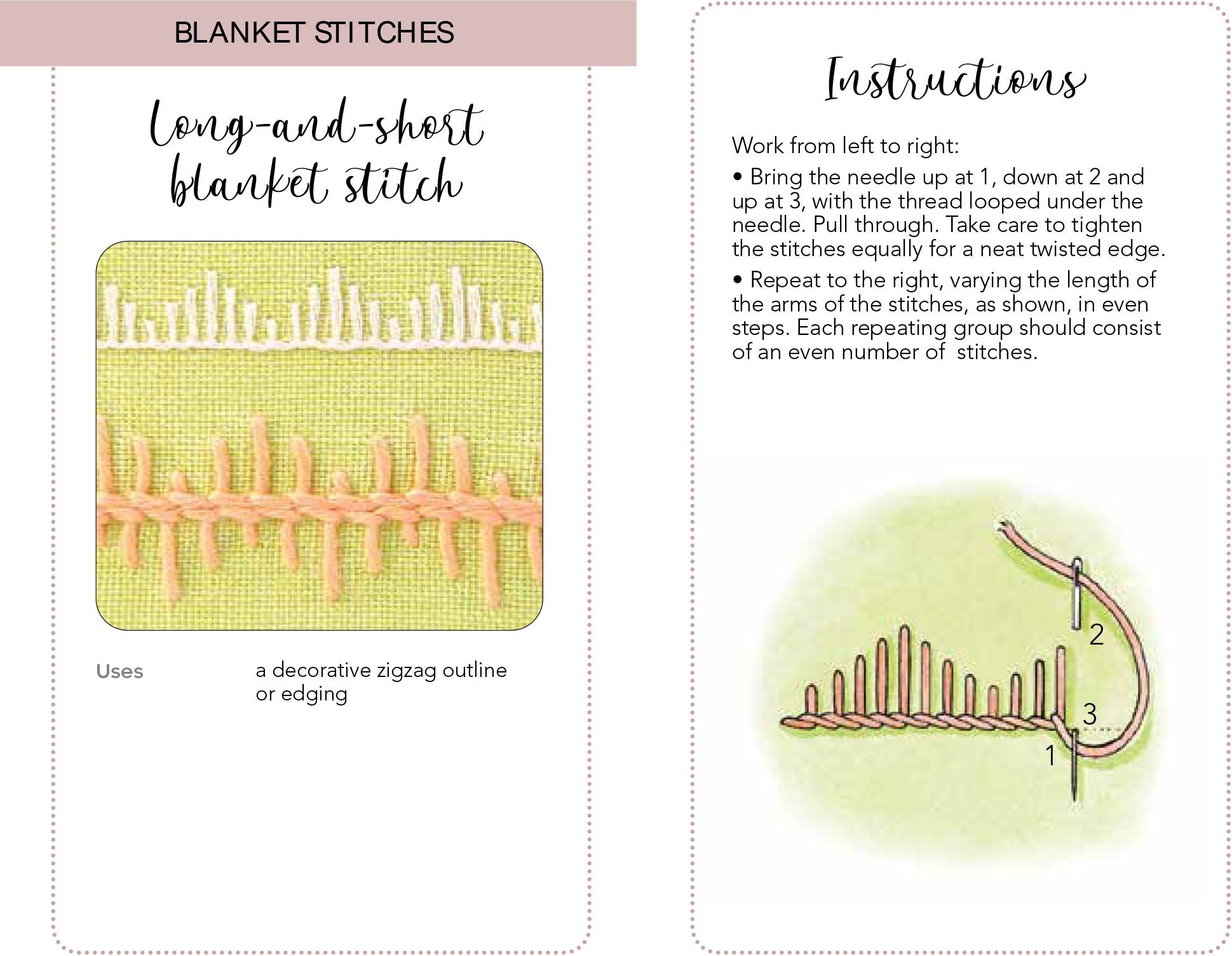Essential Embroidery Stitches Card Deck