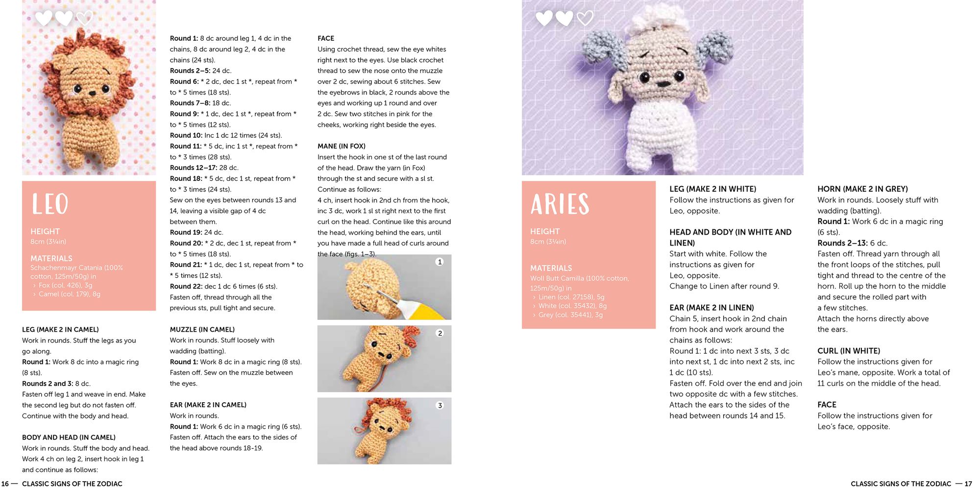 Mini Amigurumi Zodiac: 28 classic and Chinese star signs to crochet