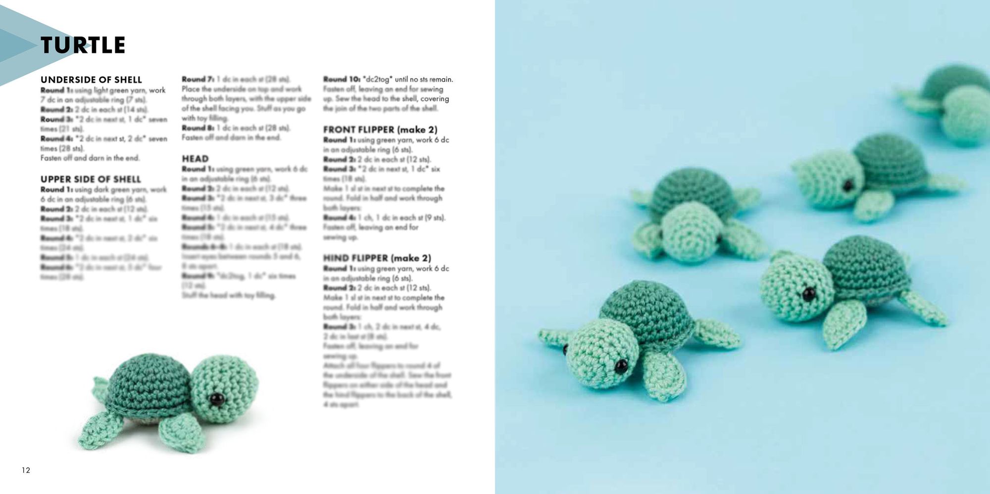 Mini Amigurumi Animals Kit: 2 complete projects & 2 bonus patterns