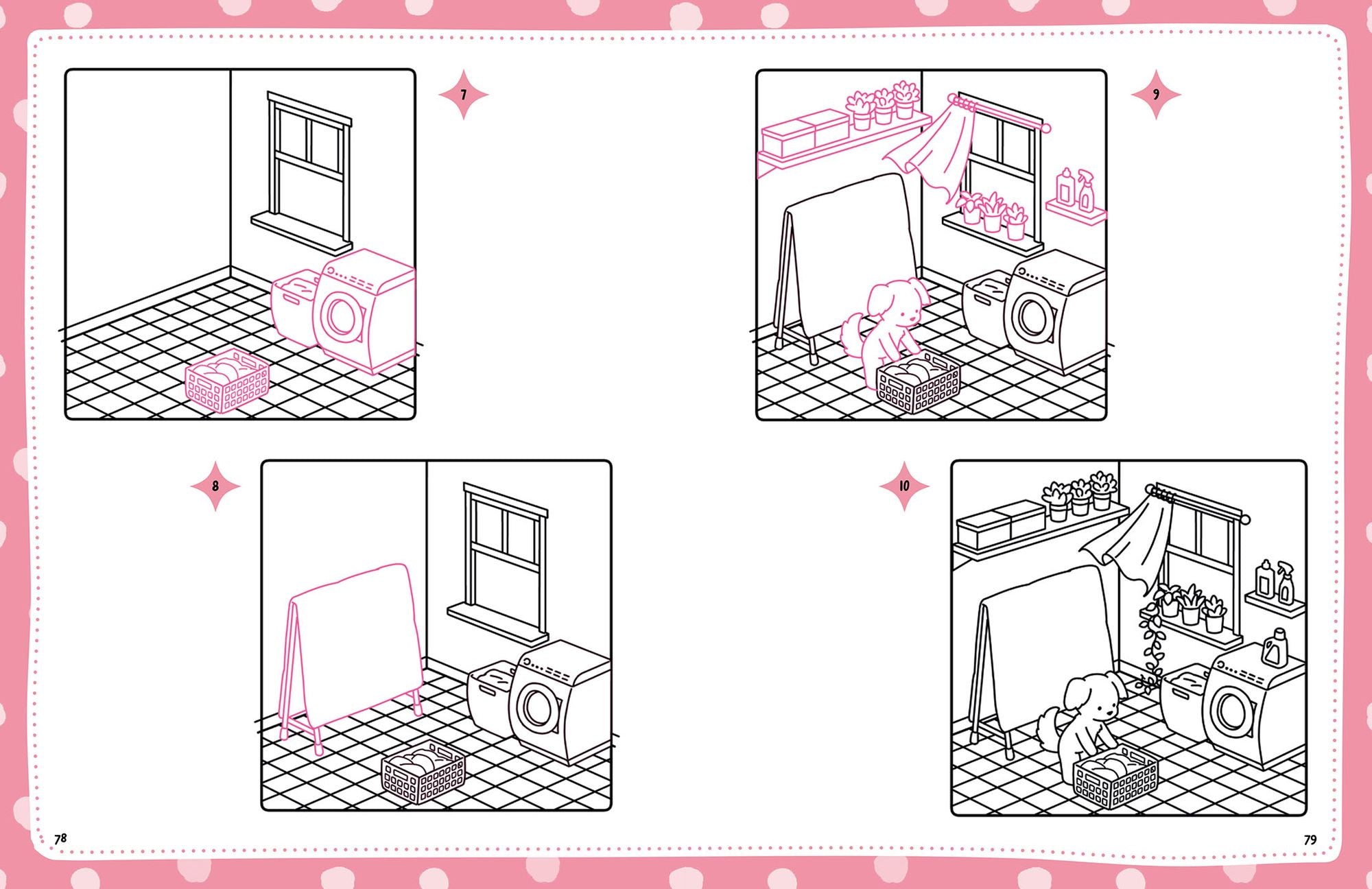 Draw me! Color me!: Cute & Cozy Home: In simple steps