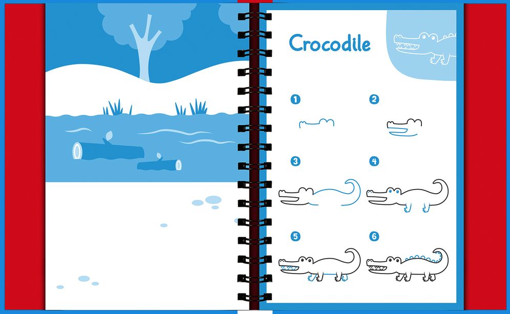 Wipe-Clean How to Draw Animals