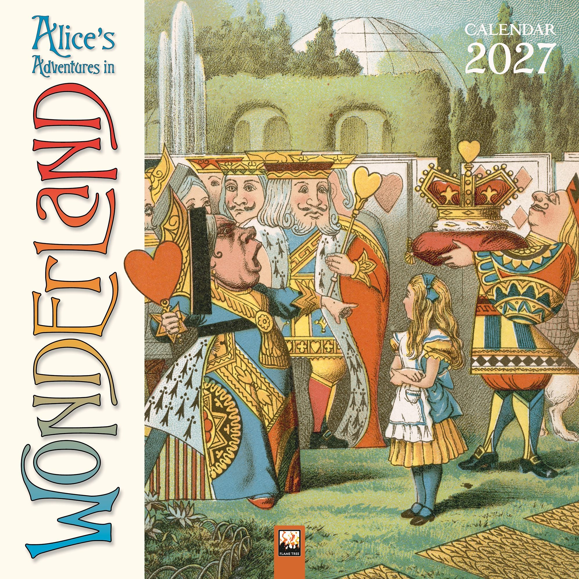 2027 Alice's Adventures in Wonderland Wall Calendar