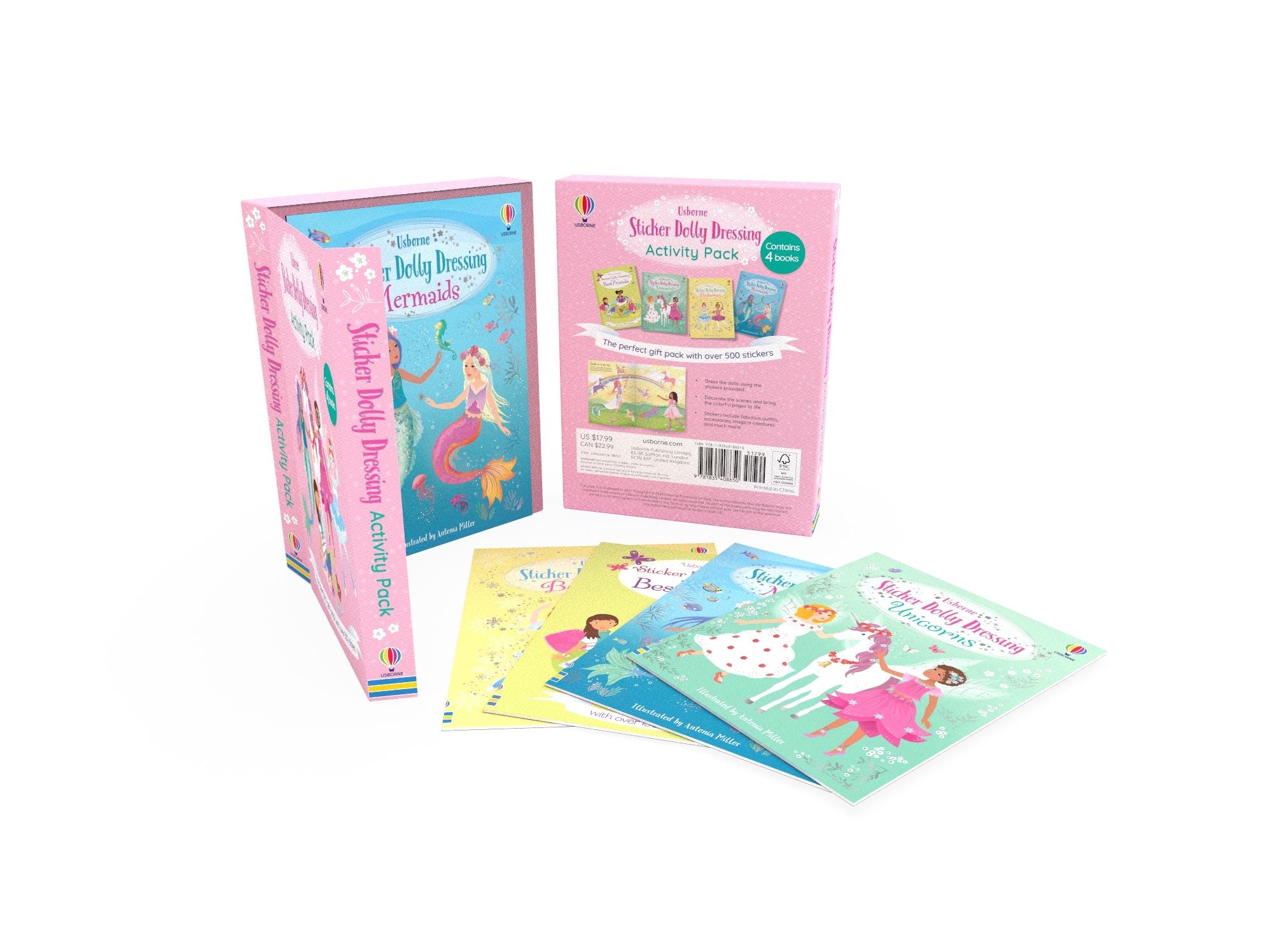 Sticker Dolly Dressing Activity Pack: Unicorns, Mermaids, Ballerinas & Best Friends