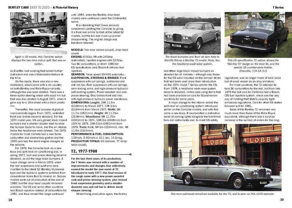 Bentley Cars 1933 to 2020