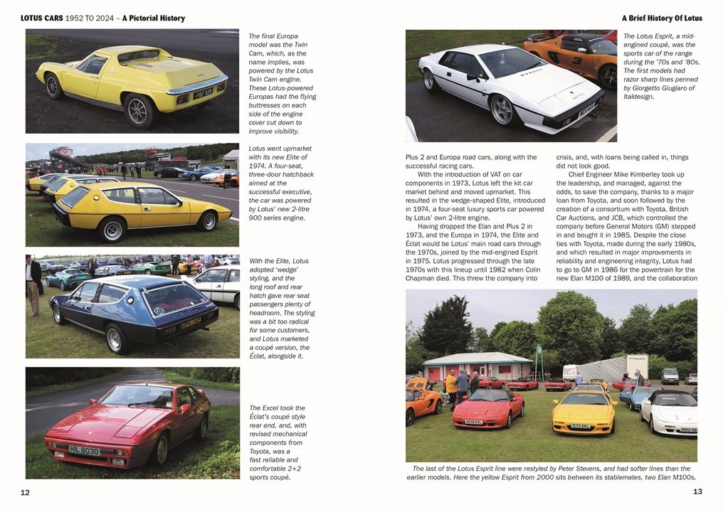 Lotus Cars 1952 to 2024: A Pictorial History