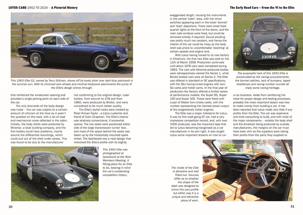 Lotus Cars 1952 to 2024: A Pictorial History