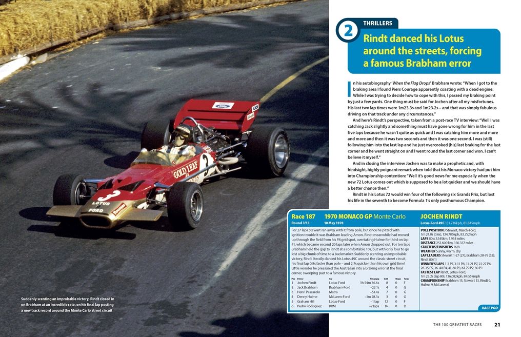 Formula 1 All the Races: The 100 Greatest Races