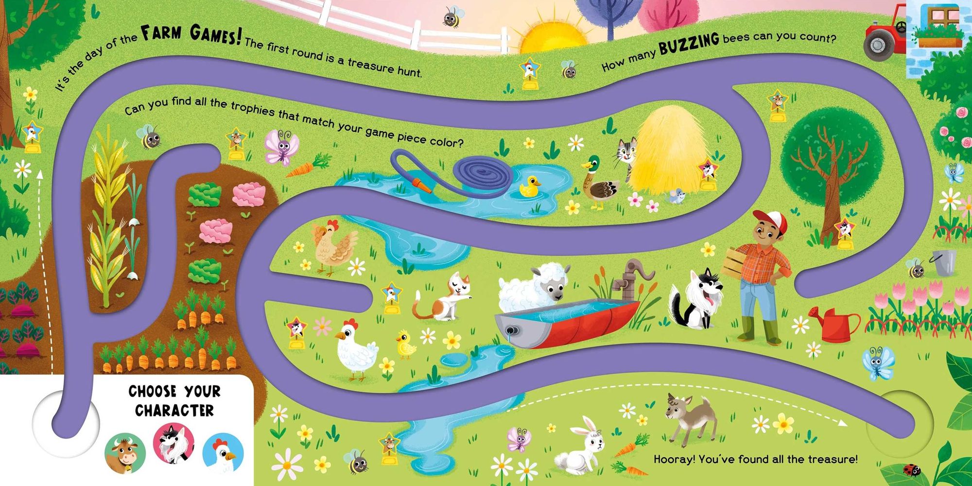 Farm Maze Adventure: Maze Book for Kids