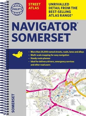 Philip's Navigator Street Atlas Somerset