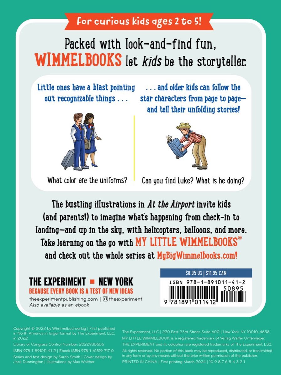 My Little Wimmelbook®?At the Airport: A Look-and-Find Book (Kids Tell the Story)