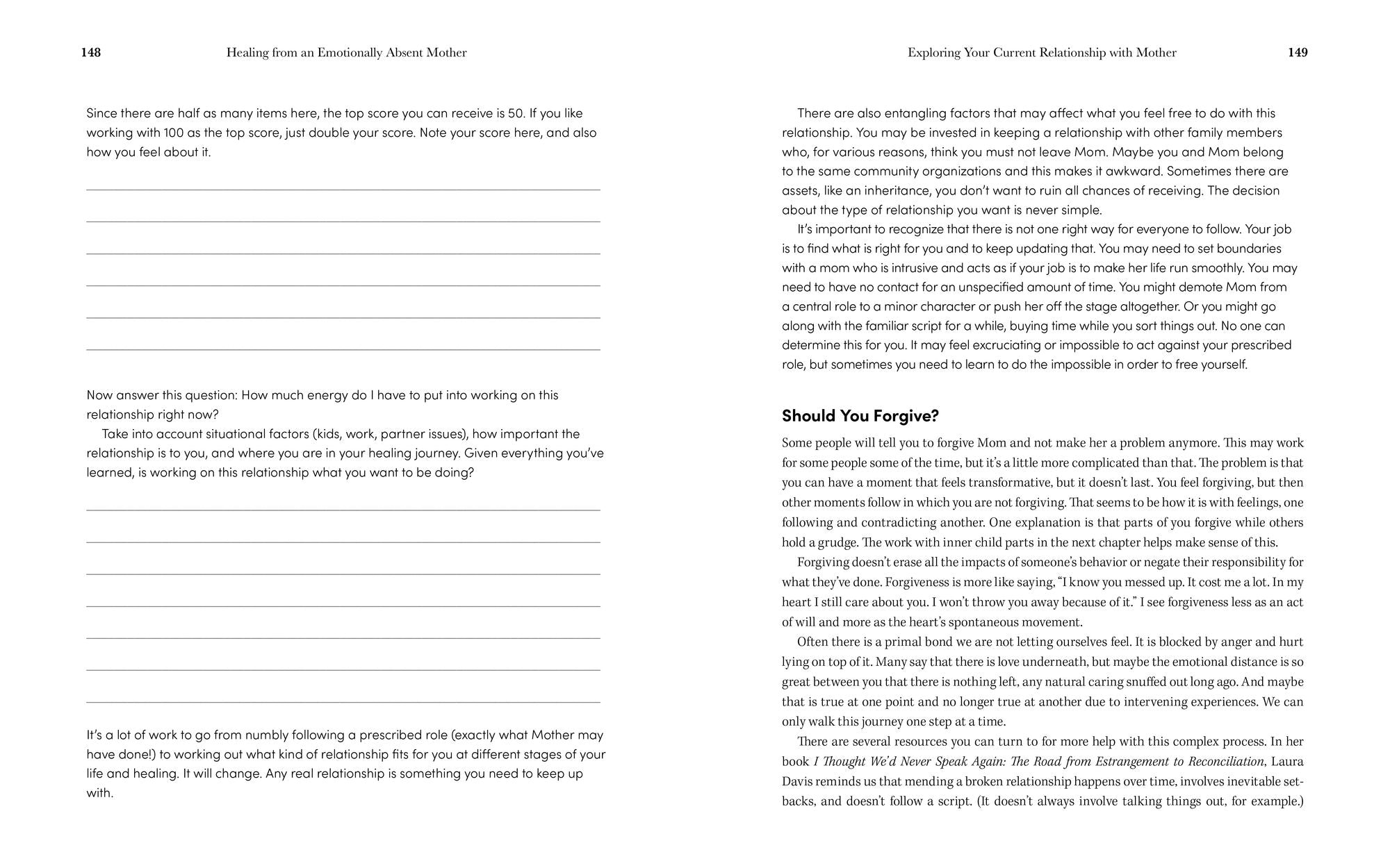 Healing from an Emotionally Absent Mother: Learn to Build Trust, Take In Nourishment, and Move Past the Wounds Left by Neglect - A Workbook