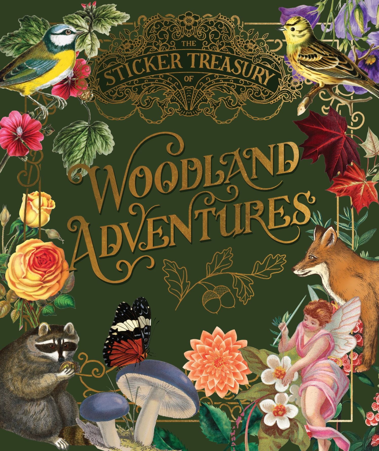 The Sticker Treasury of Woodland Adventures: An eclectic book of stickers for journaling, collaging, scrapbooking and more