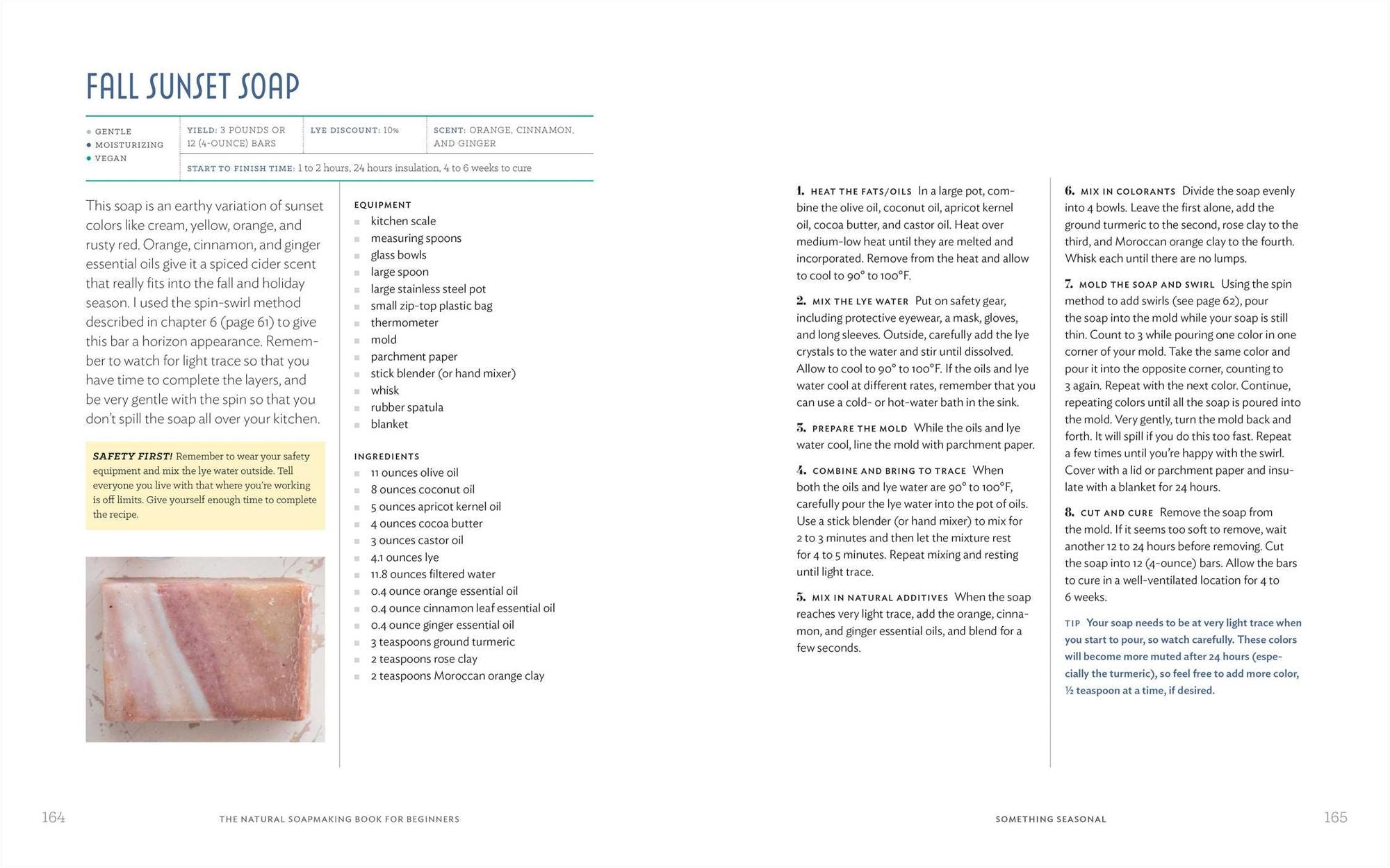 The Natural Soap Making Book for Beginners: Do-It-Yourself Soaps Using All-Natural Herbs, Spices, and Essential Oils