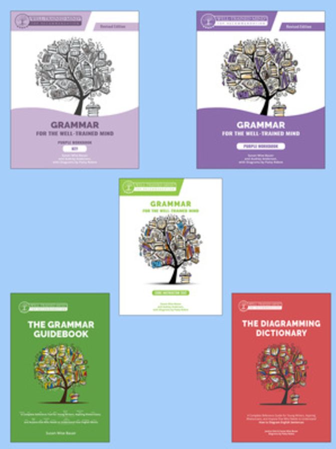 Grammar for the Well-Trained Mind Purple Revised Full Course Bundle