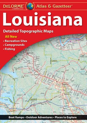 Delorme Atlas Louisiana 4E