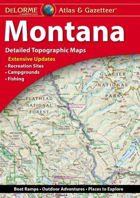 DeLorme Atlas & Gazetteer Montana 12E