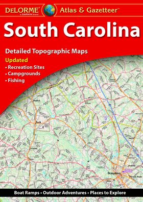 DeLorme Atlas & Gazetteer South Carolina 6E