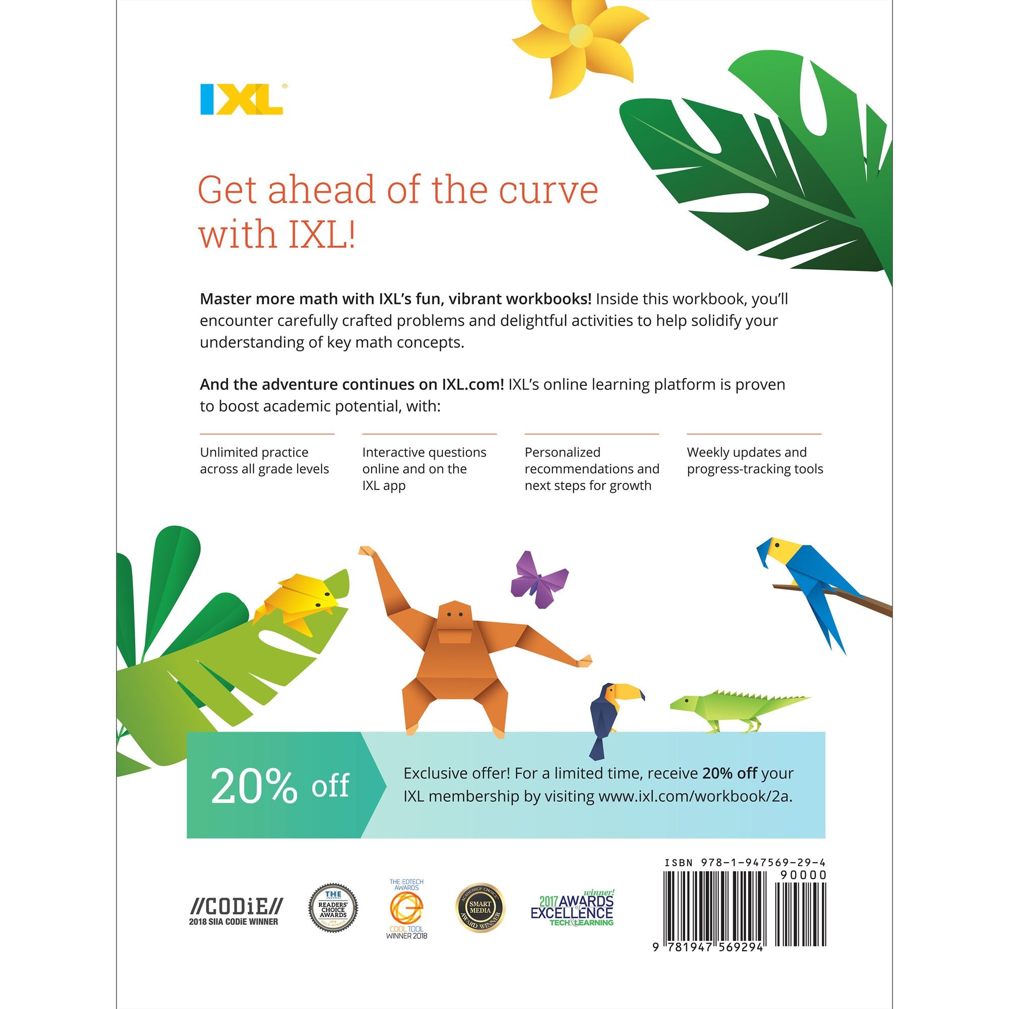 IXL Math Workbook: Grade 2 Addition