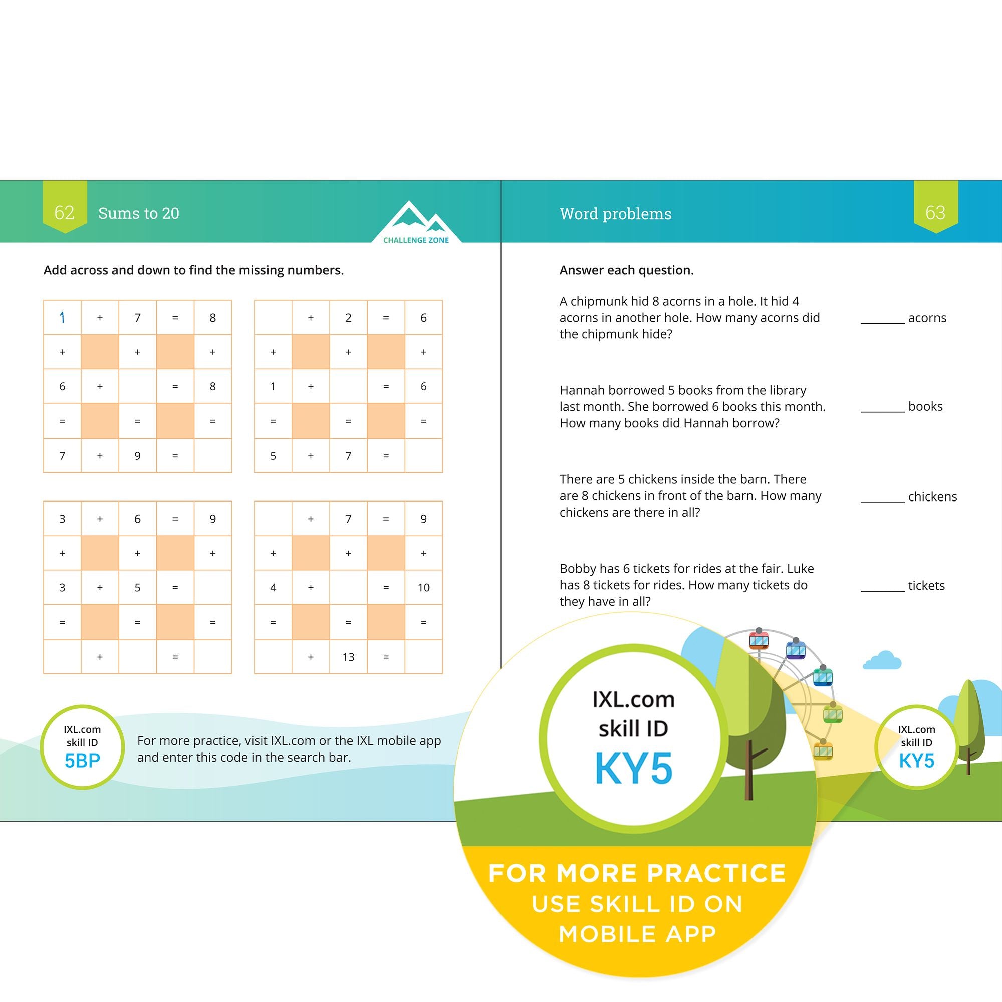 Grade 1 Addition Workbook (IXL Workbooks)