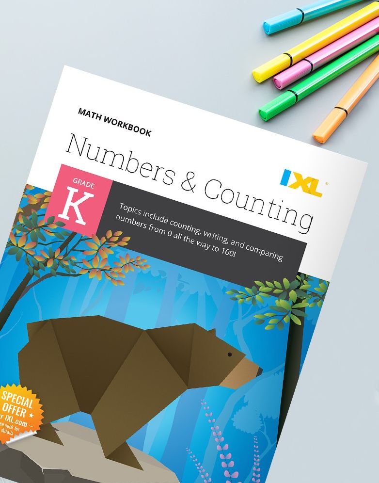 Kindergarten Numbers and Counting Workbook (IXL Workbooks)