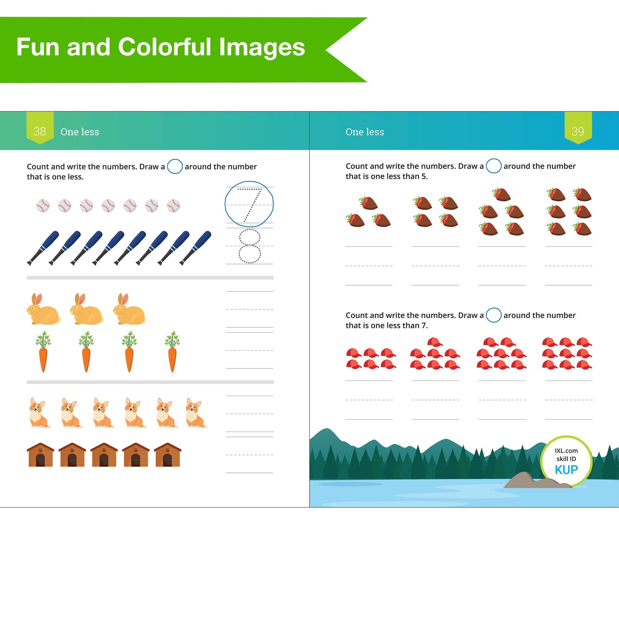 Kindergarten Numbers and Counting Workbook (IXL Workbooks)