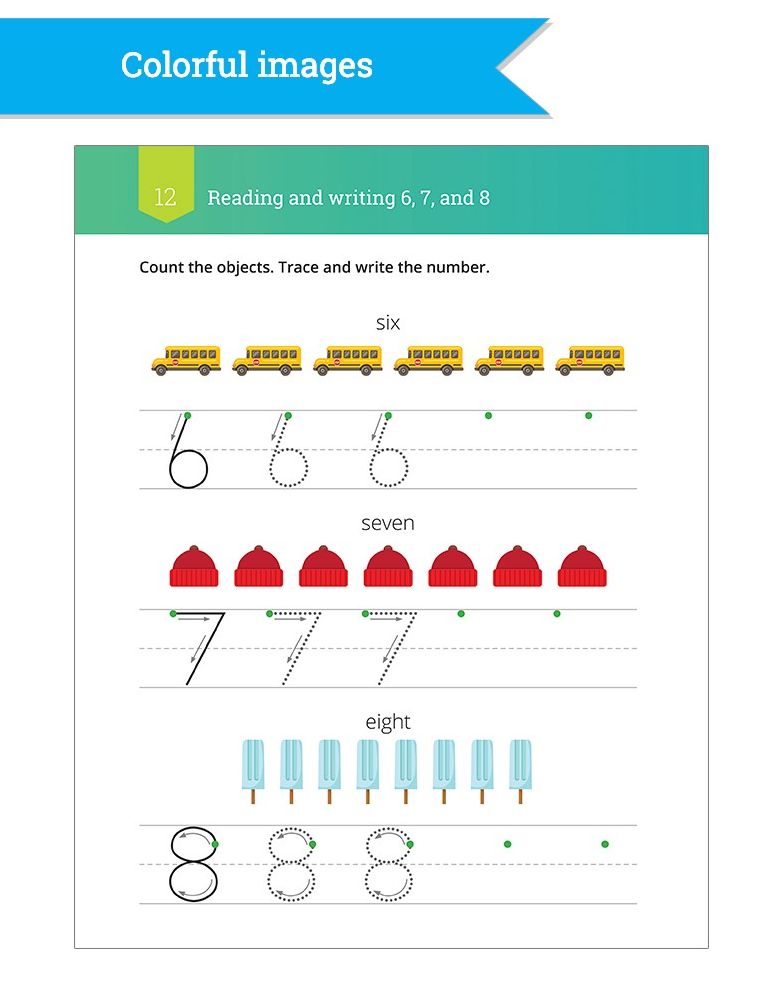 Kindergarten Numbers and Counting Workbook (IXL Workbooks)