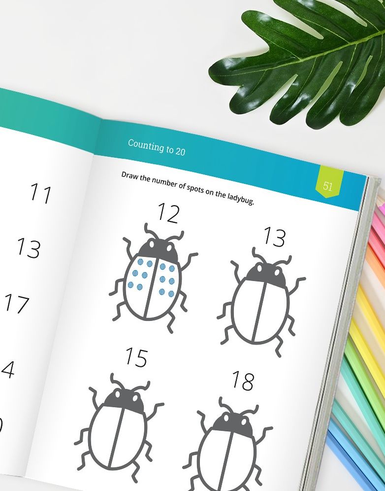 Kindergarten Numbers and Counting Workbook (IXL Workbooks)