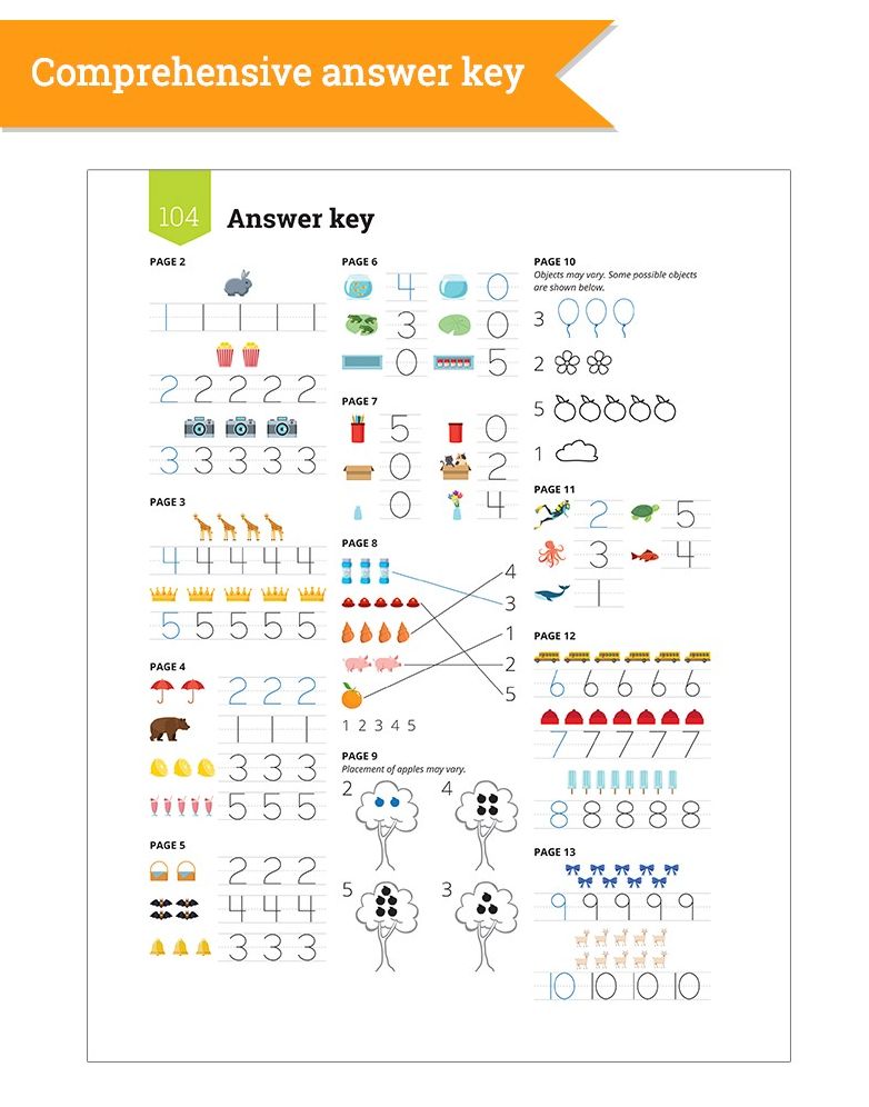 Kindergarten Numbers and Counting Workbook (IXL Workbooks)