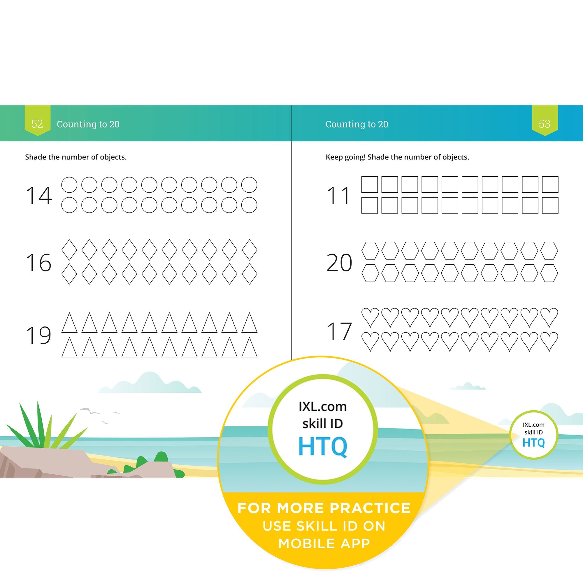 Kindergarten Numbers and Counting Workbook (IXL Workbooks)