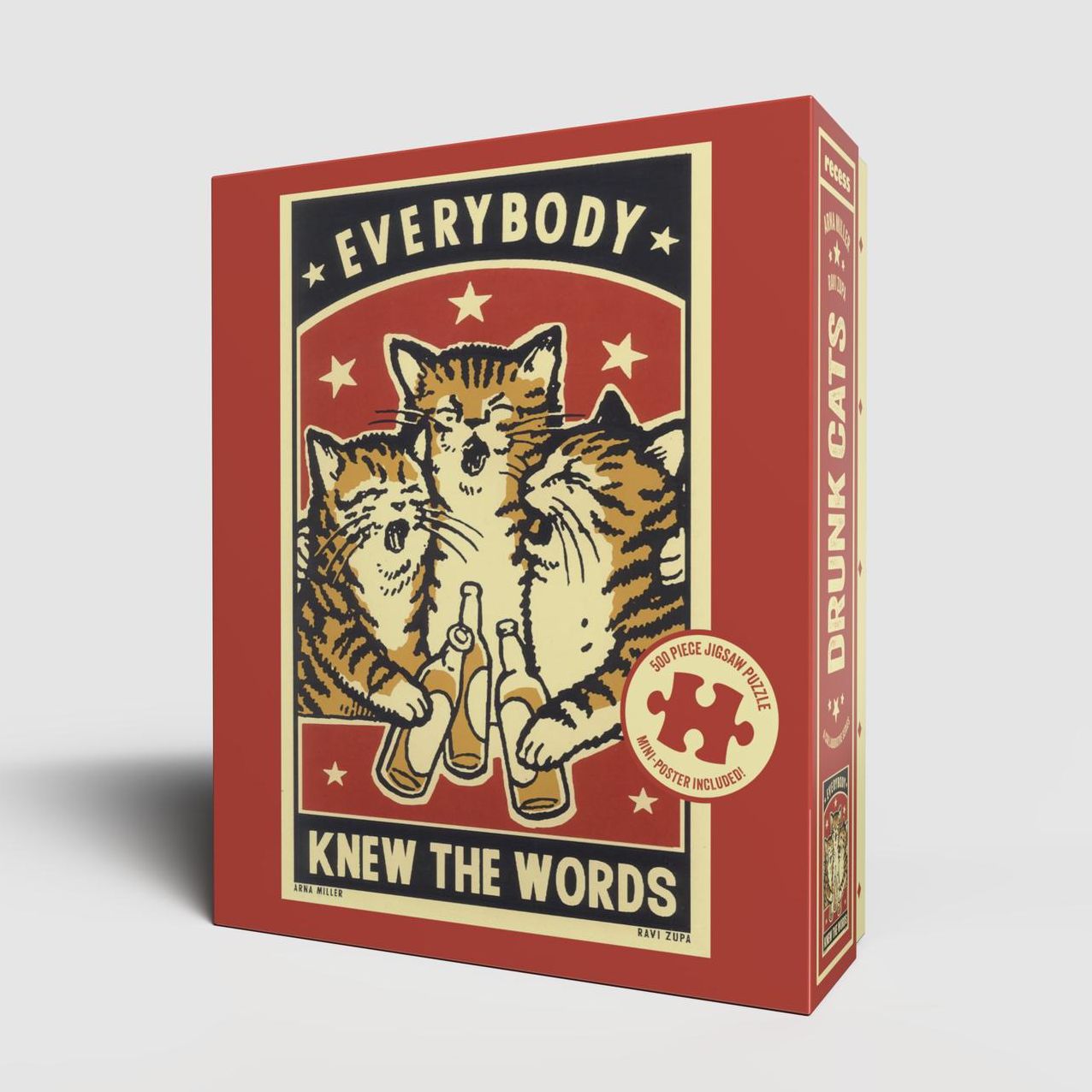 Knew The Words: 500 Piece Jigsaw Puzzle by Arna Miller & Ravi Zupa