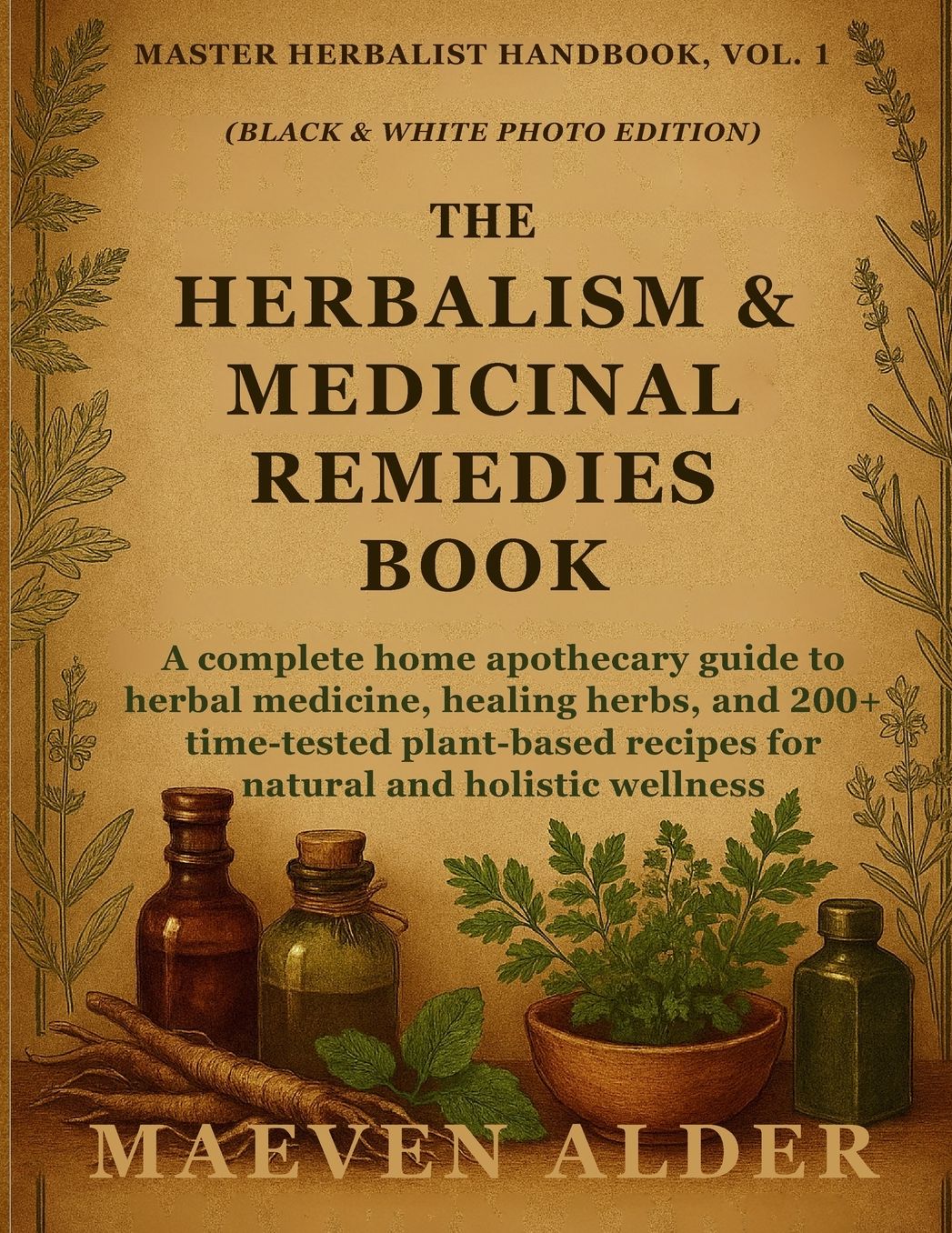 The Herbalism & Medicinal Remedies Book: A Complete Home Apothecary Guide to Herbal Medicine, Healing Herbs, and 200+ Time-Tested Plant-Based Recipes for Natural and Holistic Wellness