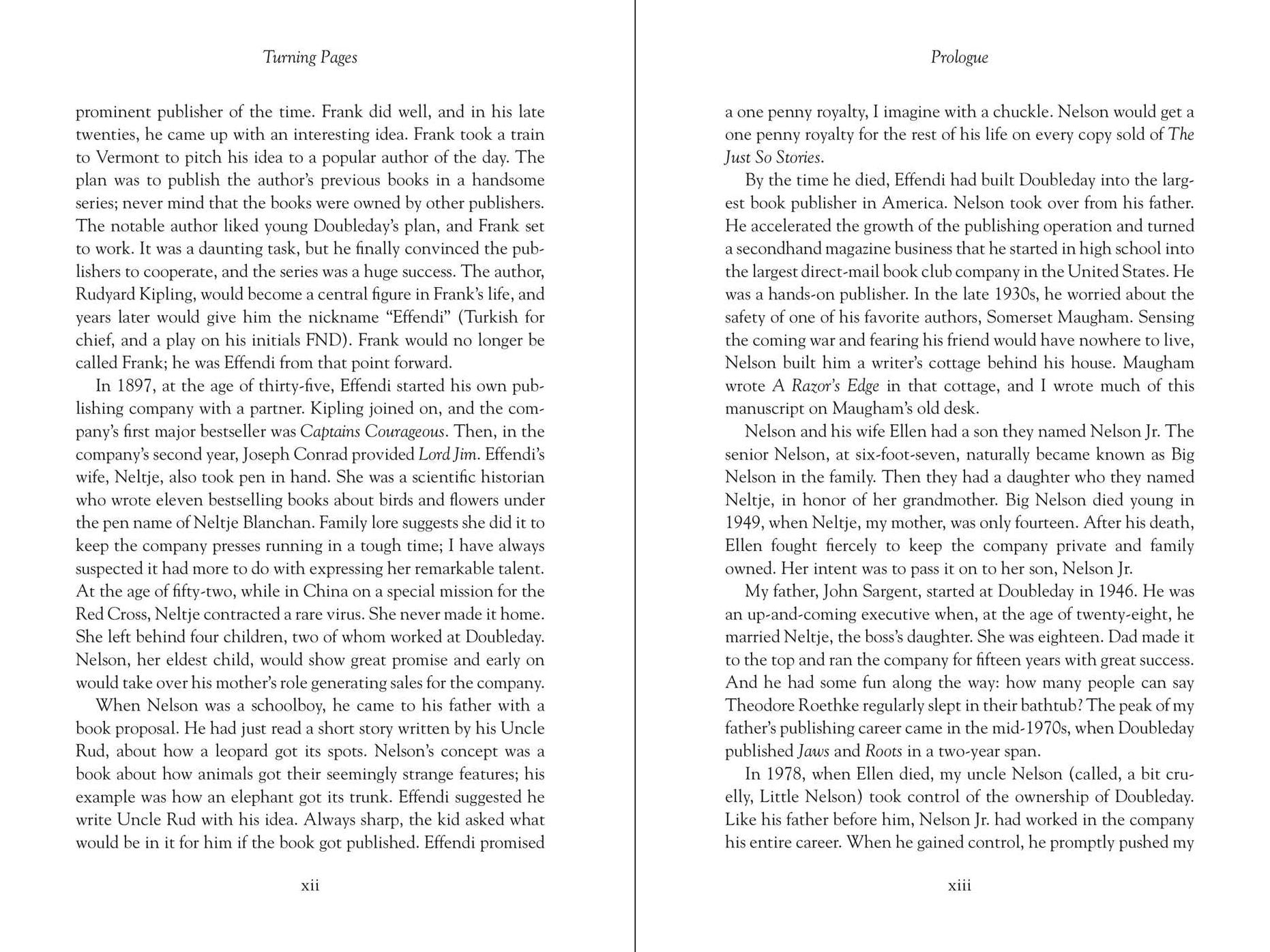 Turning Pages: The Adventures and Misadventures of a Publisher