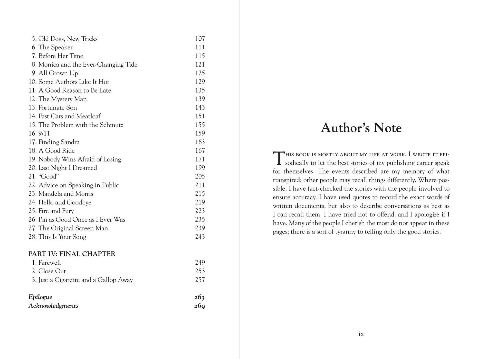 Turning Pages: The Adventures and Misadventures of a Publisher