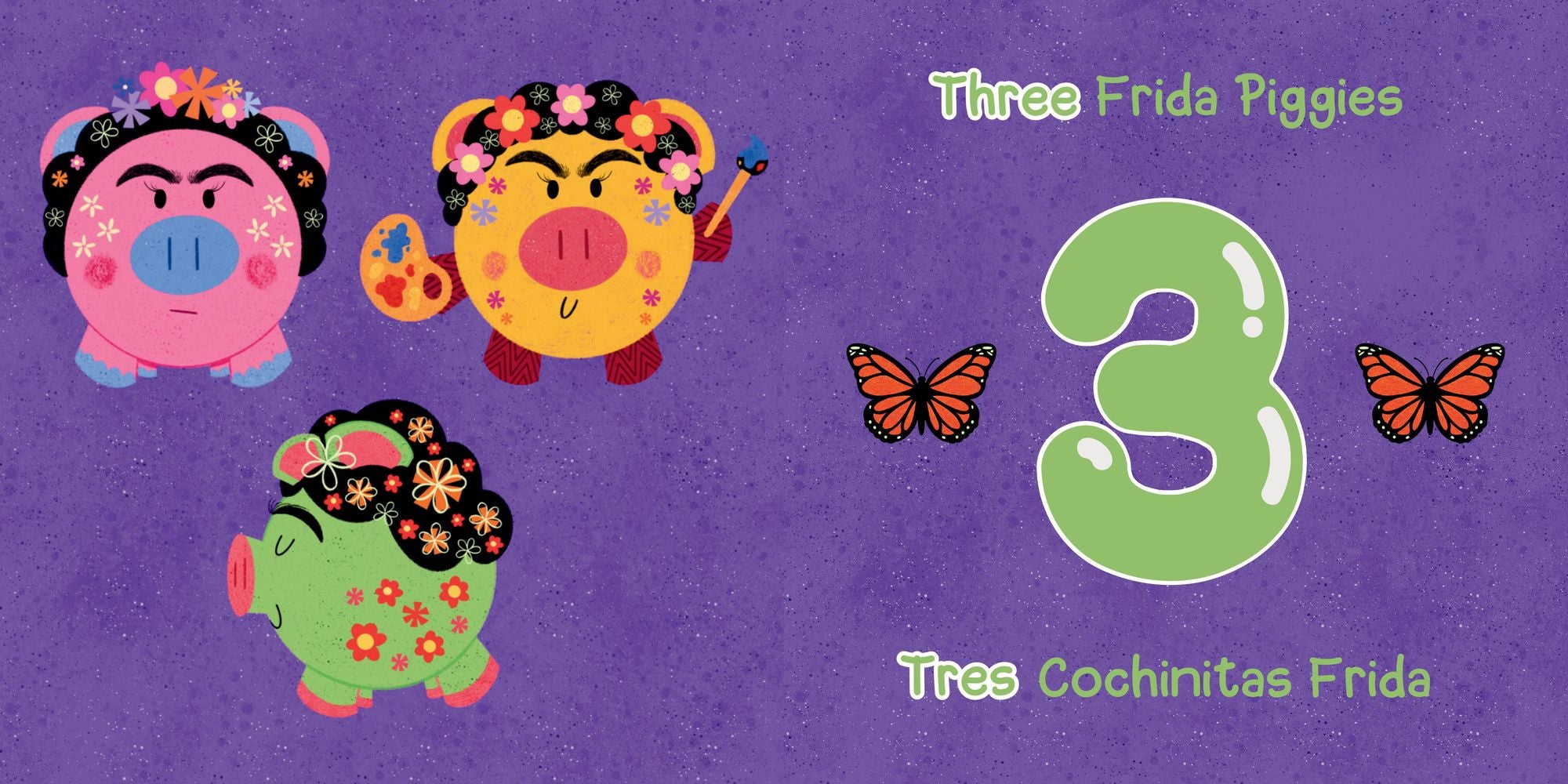 Counting Piggies, Cochinitos Contando: A First Bilingual Numbers Book