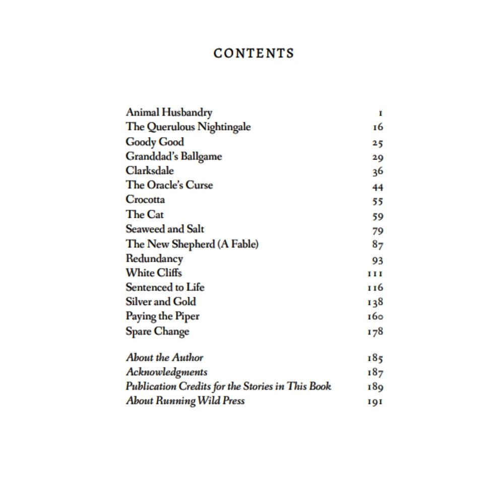 Animal Husbandry: And Other Fictions
