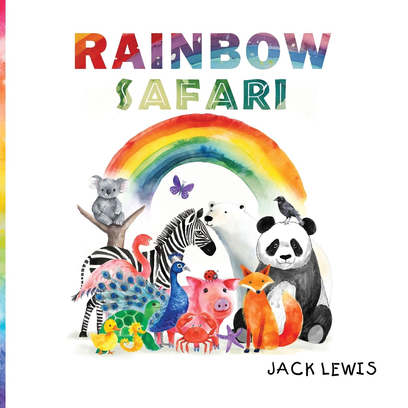 Rainbow Safari: A colorful animal adventure for young learners