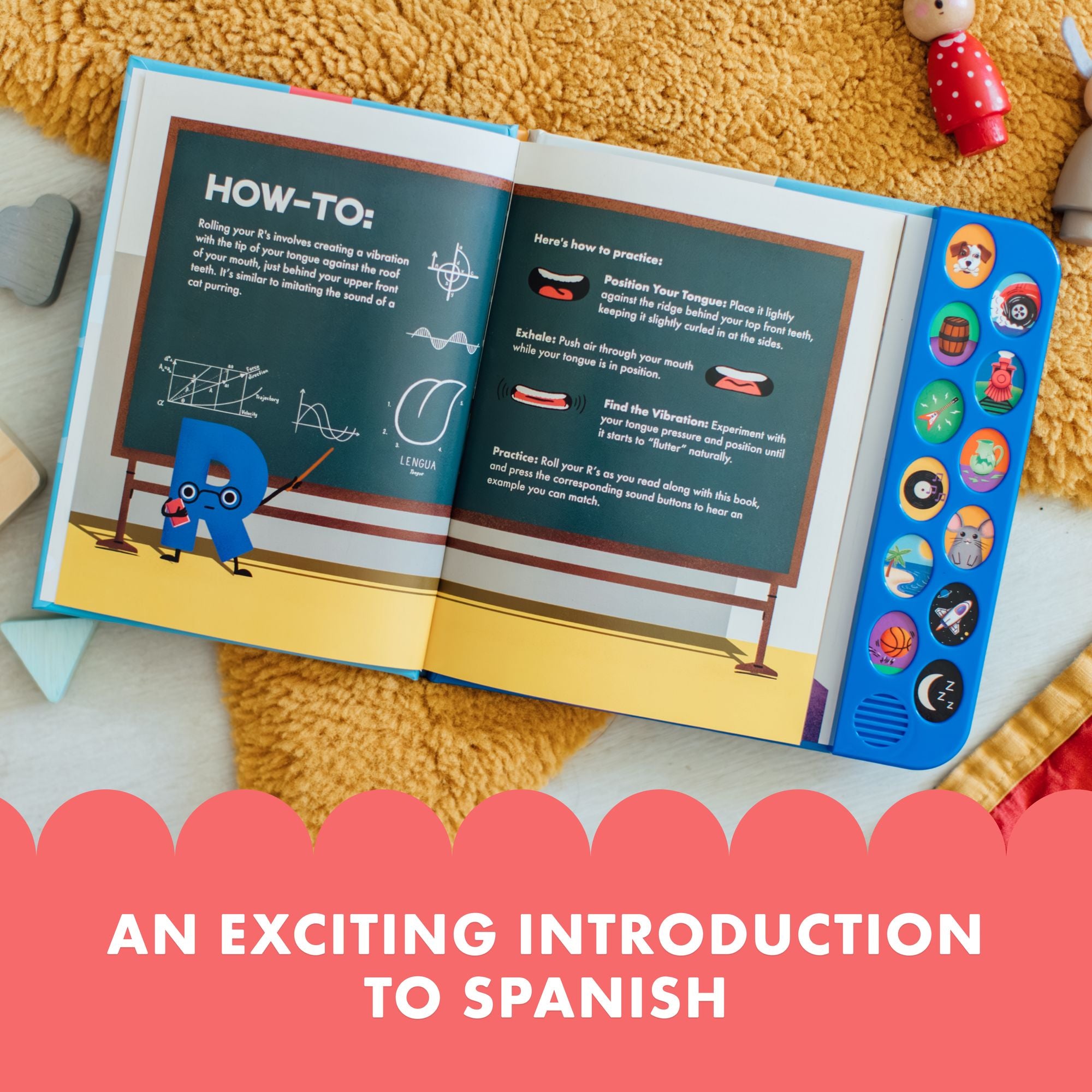 How Do You Roll Your R's?: A Sound Book for Kids to Learn Spanish Vocabulary and Speak with Confidence
