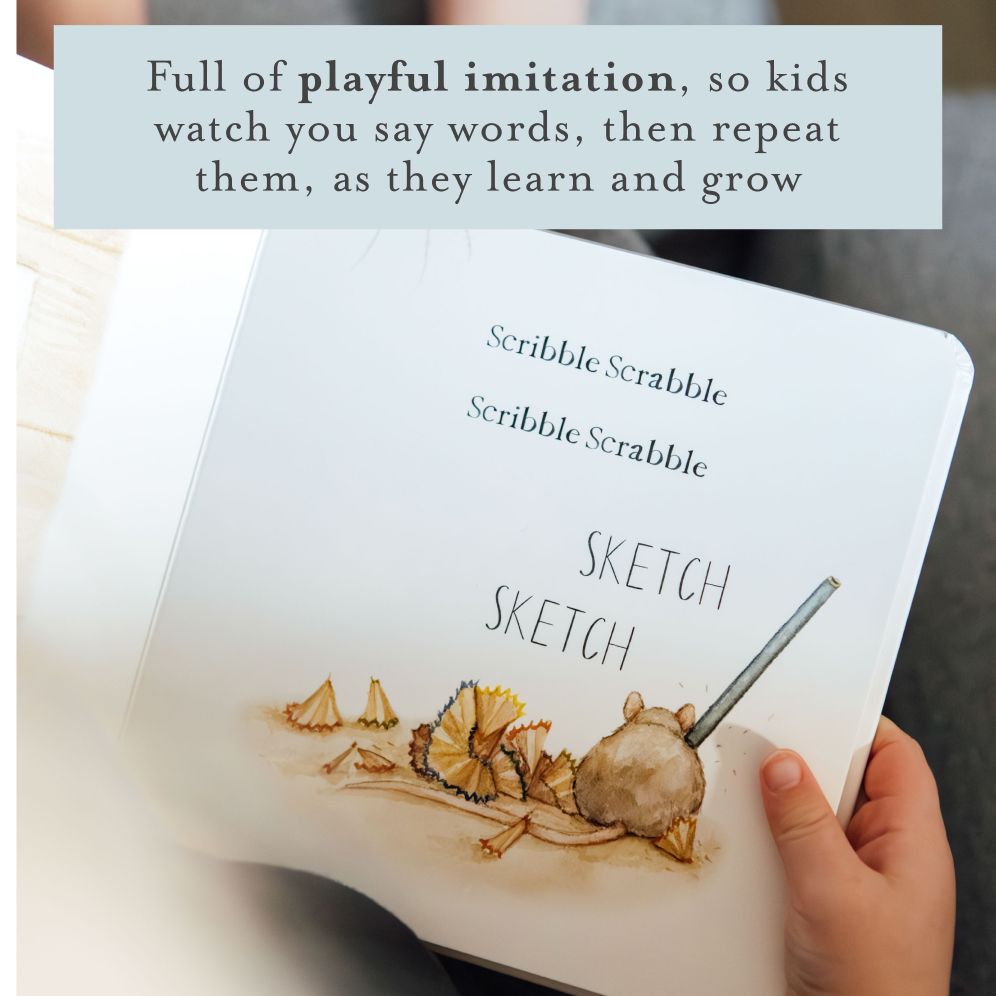 Scribble Scrabble: A Board Book of First Words and Shapes for Growing Minds (A Wishy Washy Sequel)