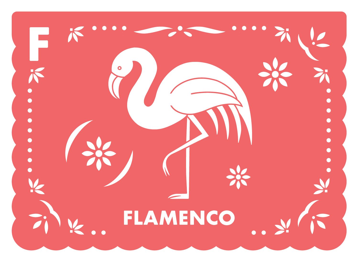 Spanish-English ABC Flash Cards: 27 Bilingual Alphabet Flash Cards Featuring Latin American Animals in a Papel Picado Design