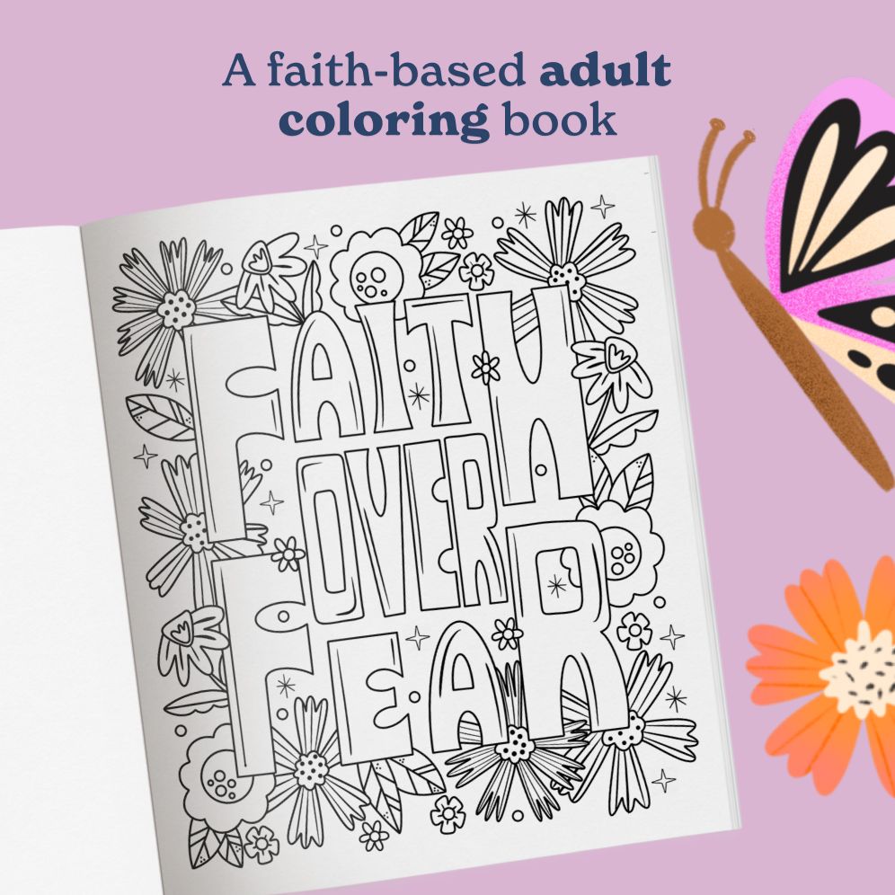 Coloring Faith: A Christian Coloring Book for Women Featuring Bible Verses and Inspirational Art