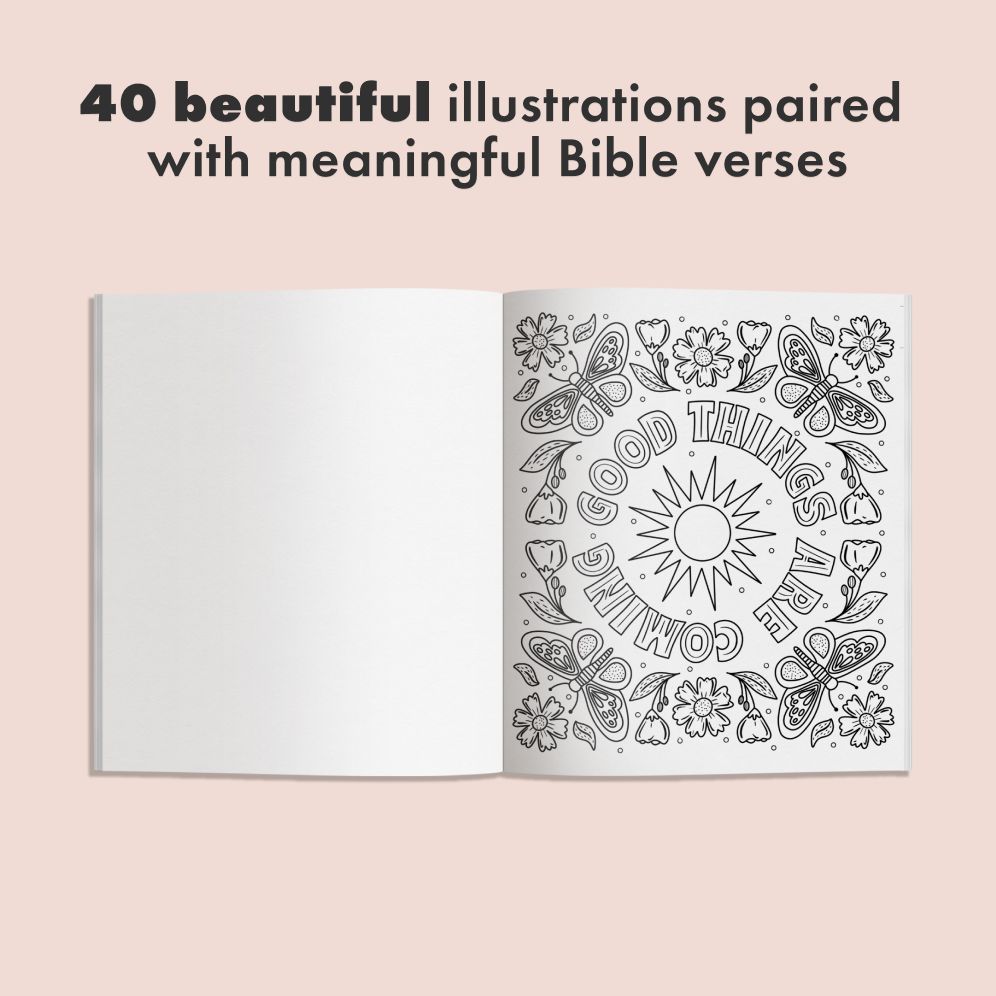 Coloring Faith: A Christian Coloring Book for Women Featuring Bible Verses and Inspirational Art