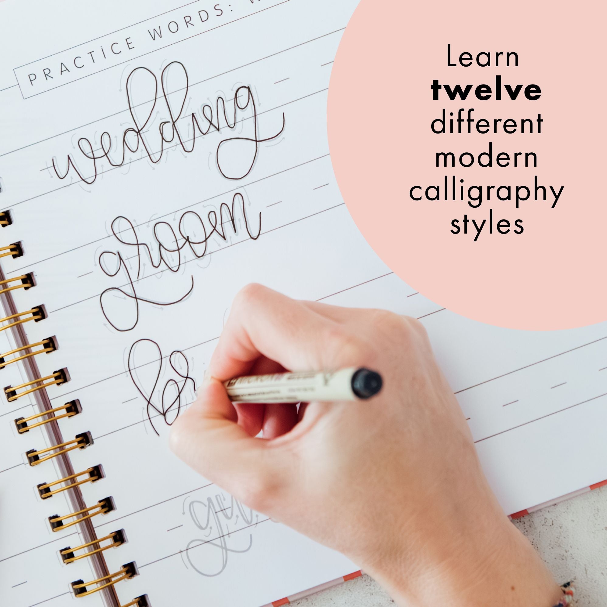 Modern Calligraphy: A Calligraphy Practice Workbook