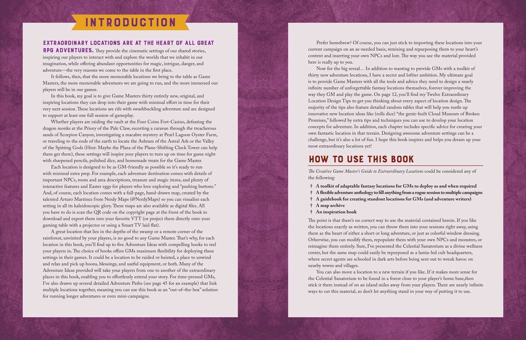 The Creative Game Master's Guide to Extraordinary Locations: & How to Design Them