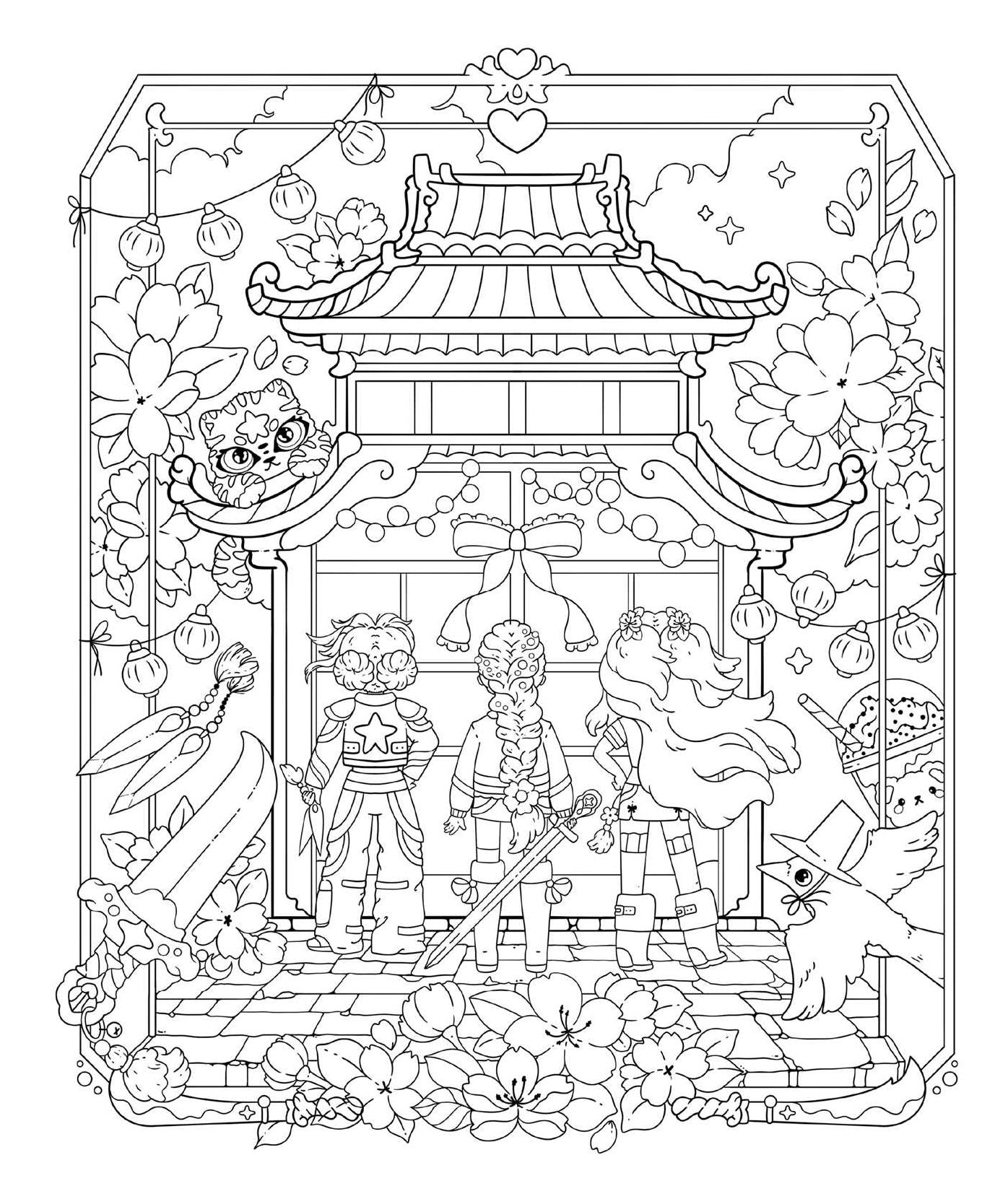 The Unofficial Coloring Book for Fans of KPop Demon Hunters