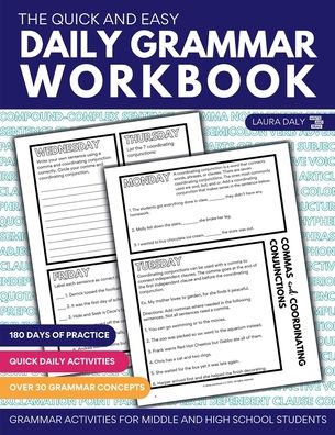 The Quick and Easy Daily Grammar Workbook: Grammar Activities for Middle and High School Students