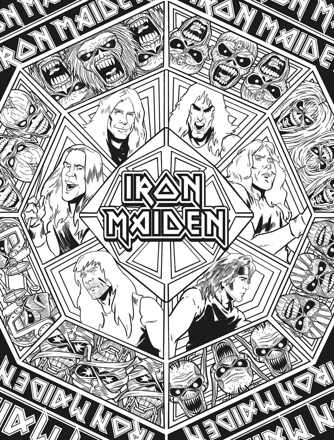 Iron Maiden: The Official Coloring Book