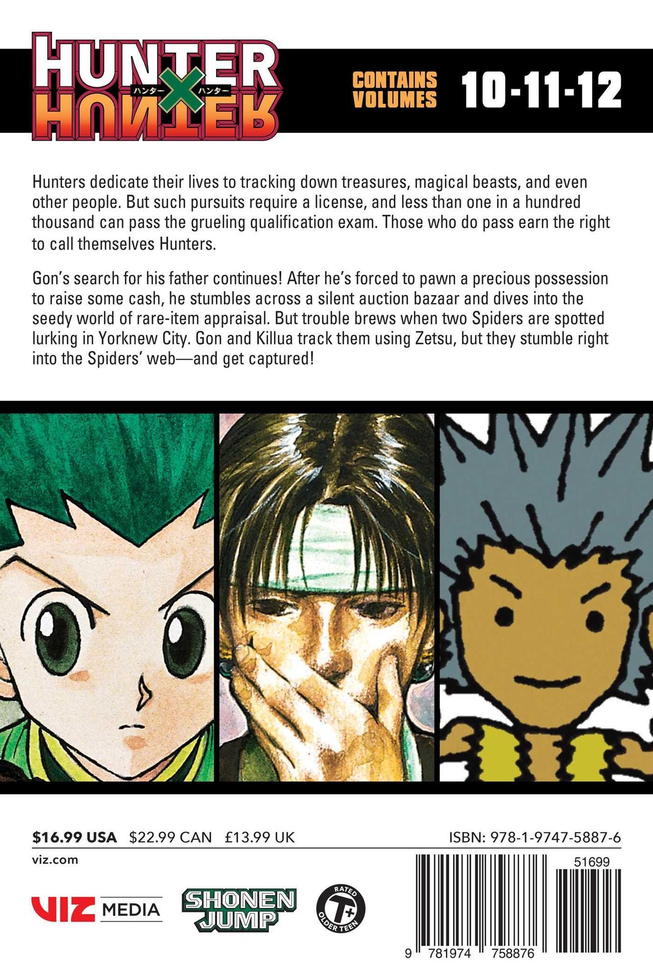 Hunter x Hunter (3-in-1 Edition), Vol. 4: Includes vols. 10, 11 & 12