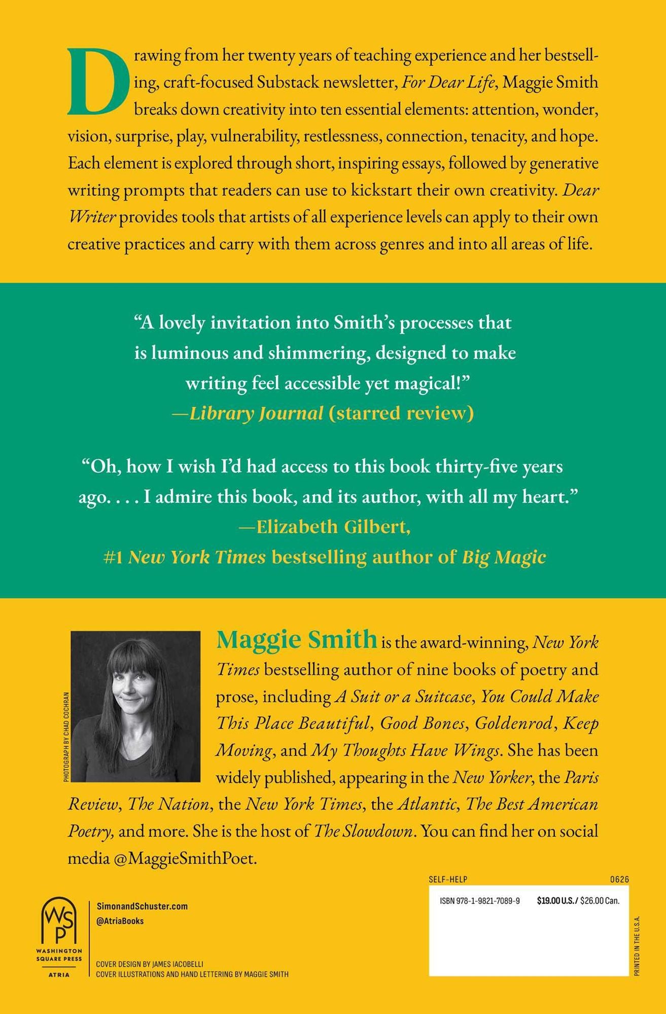 Dear Writer: Pep Talks & Practical Advice for the Creative Life