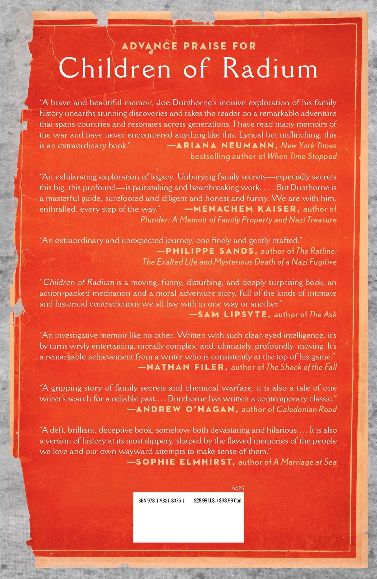 Children of Radium: A Buried Inheritance
