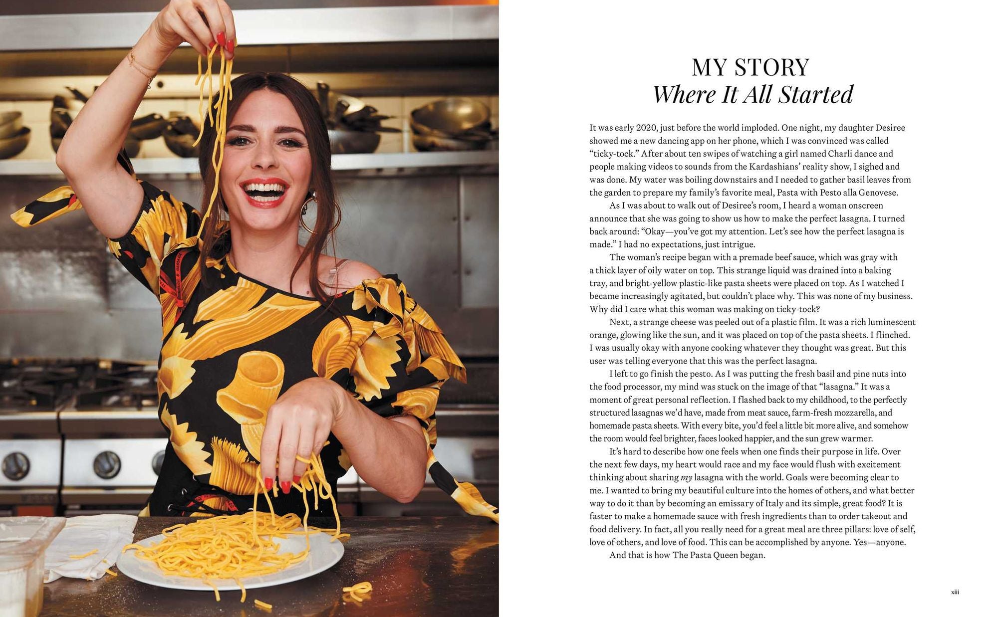 The Pasta Queen: A Just Gorgeous Cookbook: 100+ Recipes and Stories